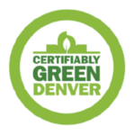 Rocky Mountain Spice Company image of certifiably green Denver badge