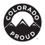 Rocky Mountain Spice Company image of Colorado Proud black and whiteg badge