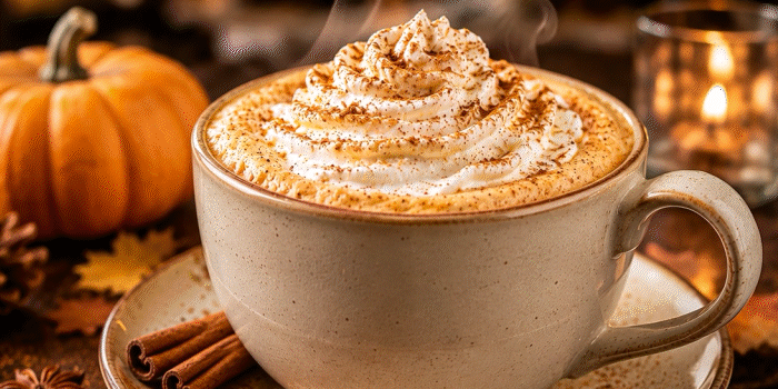 Rocky Mountain Spice Company animated 360 rotating gif of lattes, smoothies and lemonade