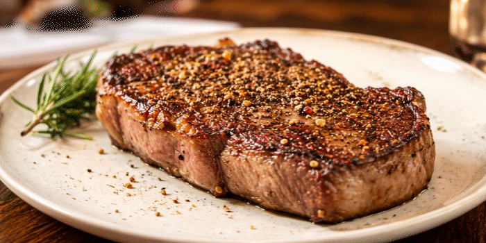 Rocky Mountain Spice Company animated 360 gif of seasoned steak and sausages