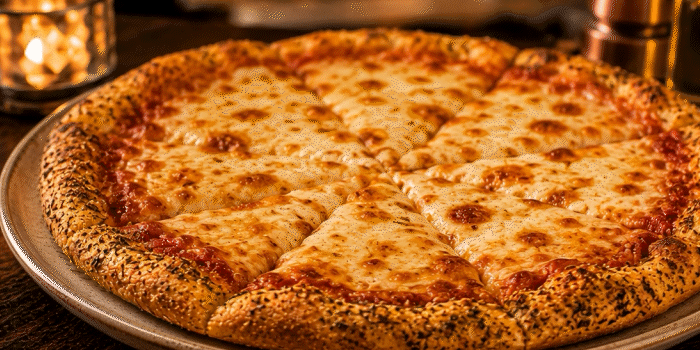 Rocky Mountain Spice Company animated 360 rotating gif of cheese and pepperoni pizza